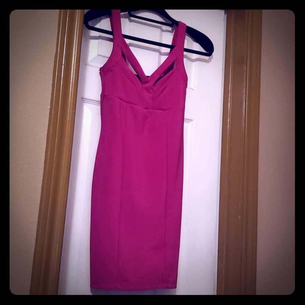 Form-fitting Pink Dress